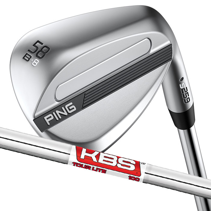 ピン ゴルフ PING S259 クロム ウェッジ B GRIND バウンスグラインド ウエッジ KBS TOUR LITE 日本正規品 左右選択可