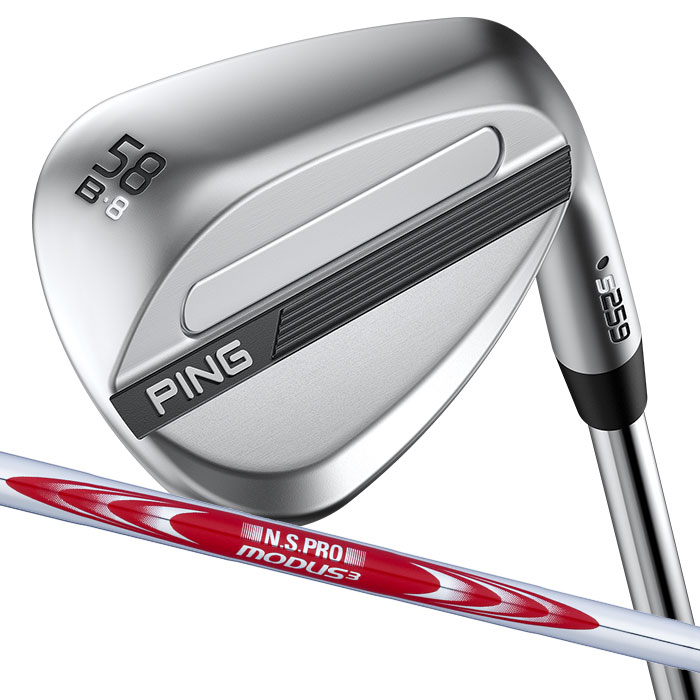 ピン ゴルフ PING S259 クロム ウェッジ B GRIND バウンスグラインド ウエッジ MODUS3 TOUR125 日本正規品 左右選択可
