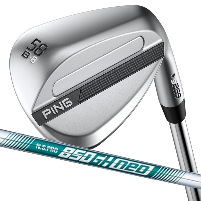 ピン ゴルフ PING S259 クロム ウェッジ B GRIND バウンスグラインド ウエッジ N.S.PRO 850 neo 日本正規品 左右選択可