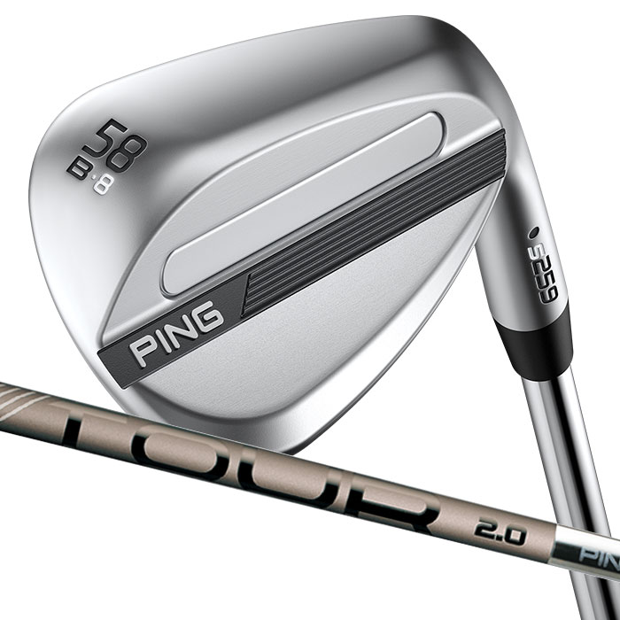 ピン ゴルフ PING S259 クロム ウェッジ B GRIND バウンスグラインド ウエッジ PING TOUR 2.0 CHROME I 日本正規品 左右選択可