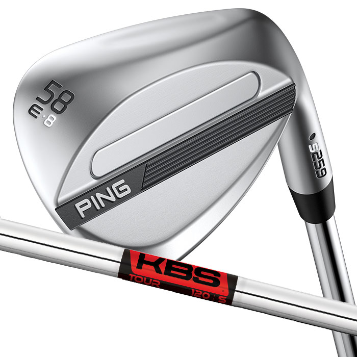 ピン ゴルフ PING S259 クロム ウェッジ E GRIND EYE 2 グラインド ウエッジ KBS TOUR 日本正規品 左右選択可