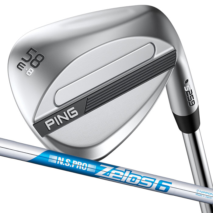 ピン ゴルフ PING S259 クロム ウェッジ E GRIND EYE 2 グラインド ウエッジ ZELOS 6 日本正規品 左右選択可
