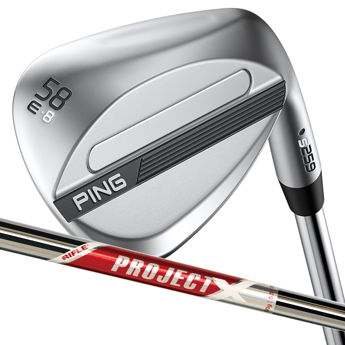 ピン ゴルフ PING S259 クロム ウェッジ E GRIND EYE 2 グラインド ウエッジ PROJECT X RED 日本正規品 左右選択可