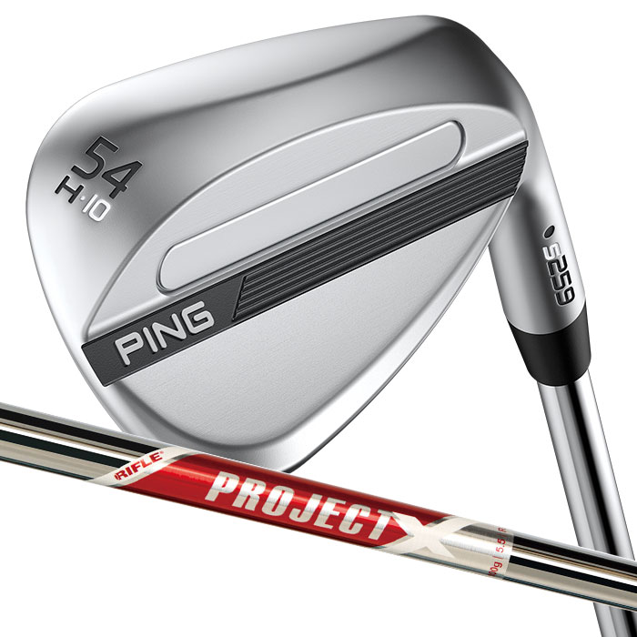 ピン ゴルフ PING S259 クロム ウェッジ H GRIND ハーフムーングラインド ウエッジ PROJECT X RED 日本正規品 左右選択可