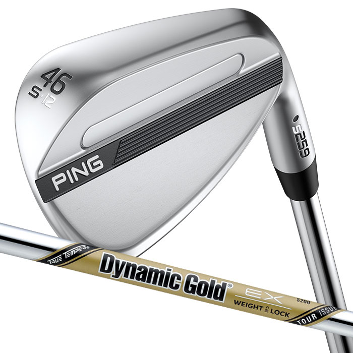 ピン ゴルフ PING S259 クロム ウェッジ S GRIND スタンダードグラインド ウエッジ　Dynamic Gold EX TOUR ISSUE 日本正規品 左右選択可