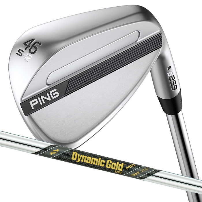 ピン ゴルフ PING S259 クロム ウェッジ S GRIND スタンダードグラインド ウエッジ　DG MID TOUR ISSUE 日本正規品 左右選択可