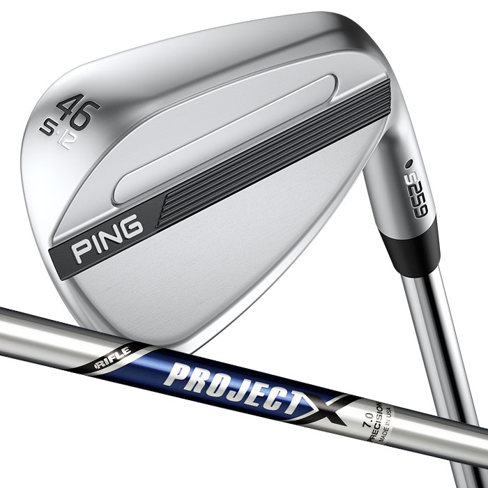 ピン ゴルフ PING S259 クロム ウェッジ S GRIND スタンダードグラインド ウエッジ　PROJECT X 日本正規品 左右選択可