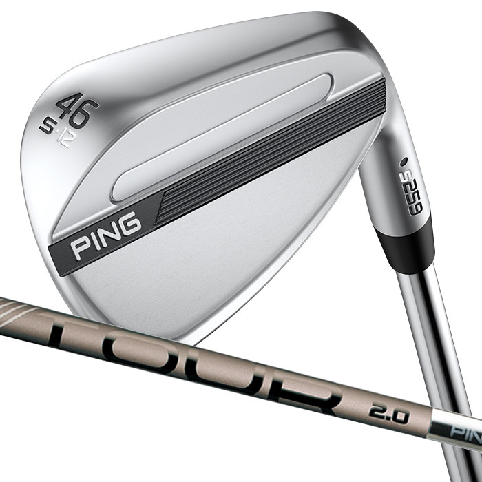 ピン ゴルフ PING S259 クロム ウェッジ S GRIND スタンダードグラインド ウエッジ　PING TOUR 2.0 CHROME I 日本正規品 左右選択可
