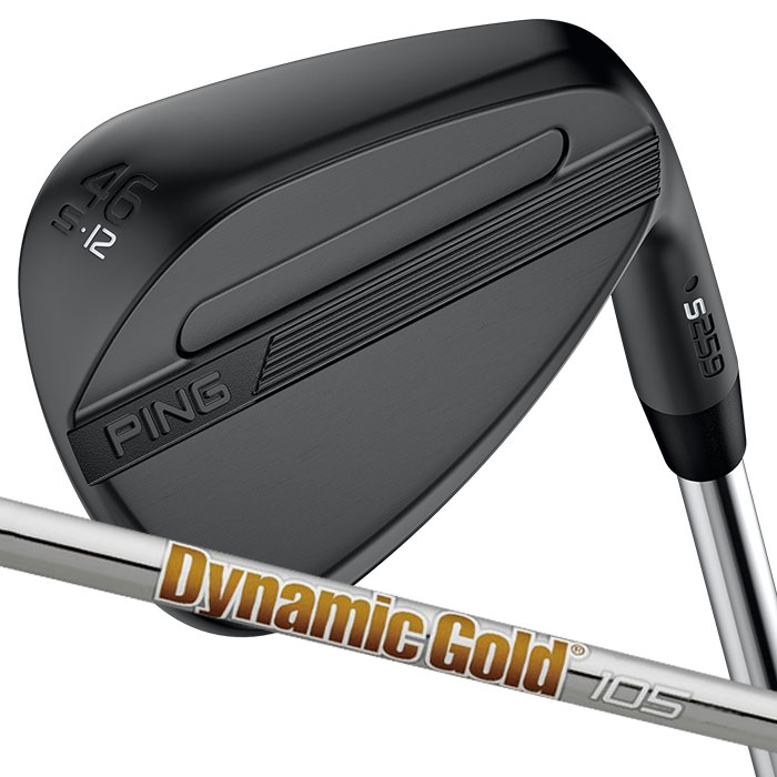 ピン ゴルフ PING S259 ミッドナイト ウェッジ S GRIND スタンダードグラインド ウエッジ Dynamic Gold 105 日本正規品 左右選択可