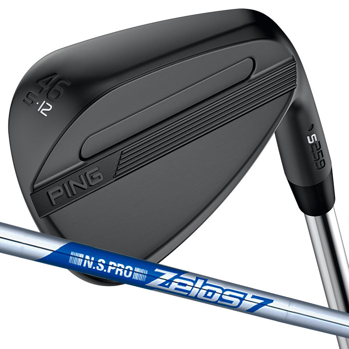 ピン ゴルフ PING S259 ミッドナイト ウェッジ S GRIND スタンダードグラインド ウエッジ ZELOS 7 日本正規品 左右選択可