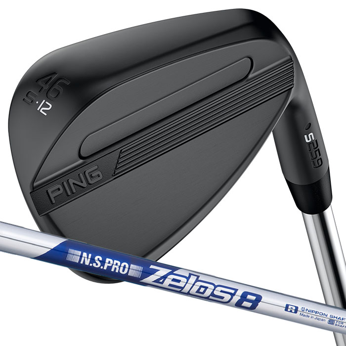 ピン ゴルフ PING S259 ミッドナイト ウェッジ S GRIND スタンダードグラインド ウエッジ ZELOS 8 日本正規品 左右選択可