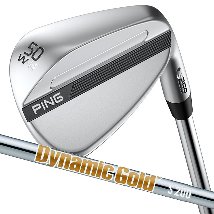 ピン ゴルフ PING S259 クロム ウェッジ W GRIND ワイドグラインド ウエッジ　Dynamic Gold 日本正規品 左右選択可
