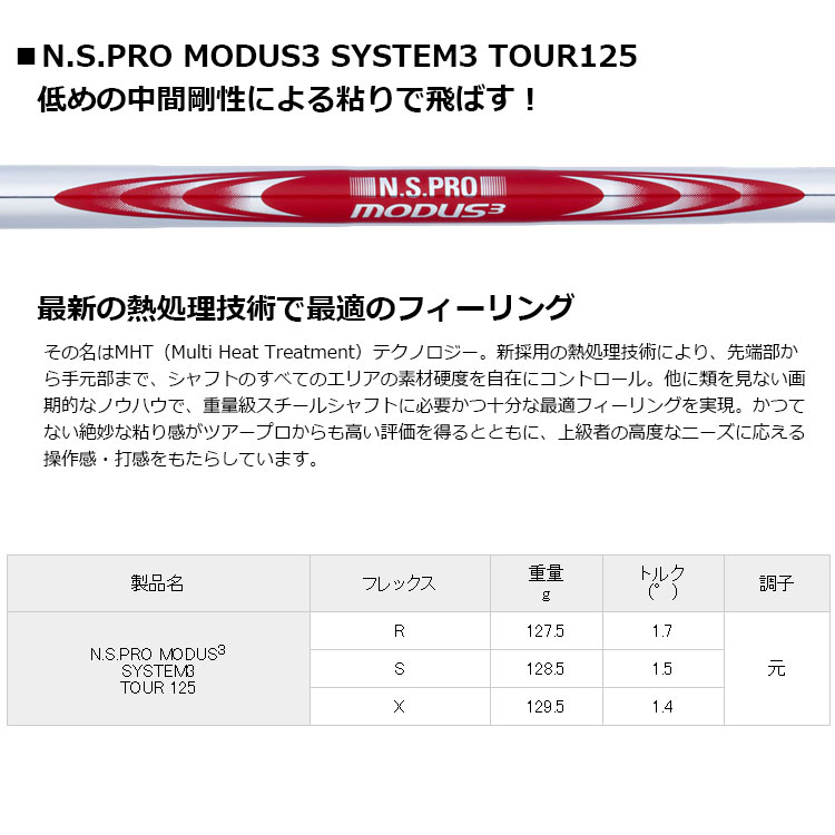 (カスタムクラブ)ロイヤルコレクション ROYAL COLLECTION BB WEDGEN.S.PRO MODUS3 TOUR 125ビービー ウエッジ｜wizard｜10