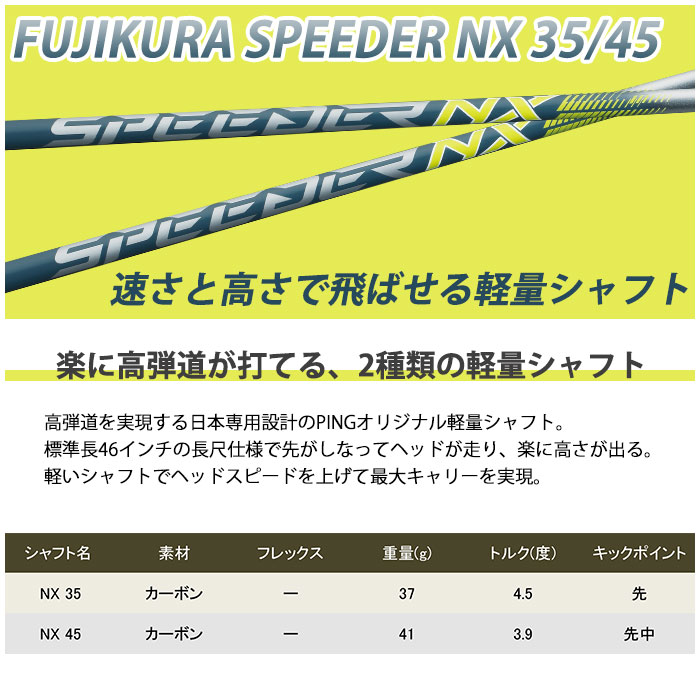 ピン ゴルフ PING G430 HL ハイブリッド スピーダー NX for Ping 日本正規品 ping g430 hl HYBRID ユーティリティ｜wizard｜10