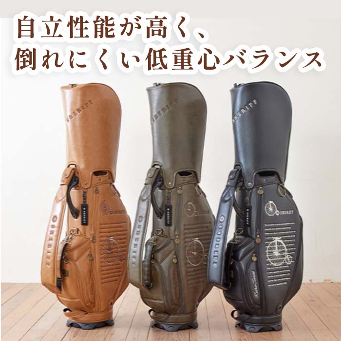 SHERIFF キャディバッグ｜ゴルフ用バッグ｜ゴルフ｜スポーツ