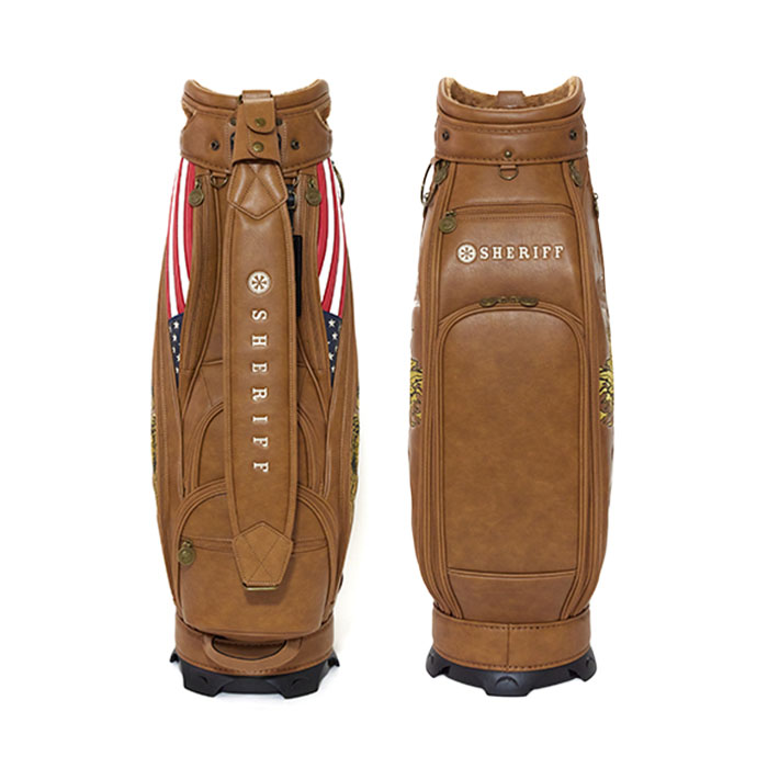 キャディバッグ（色：ブラウン系）｜ゴルフ用バッグ｜ゴルフ｜スポーツ