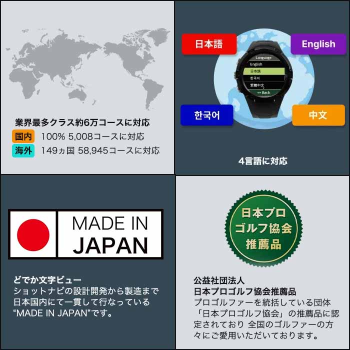 ShotNavi（ショットナビ） Shot Navi Evolve G II 腕時計型 GPSゴルフ