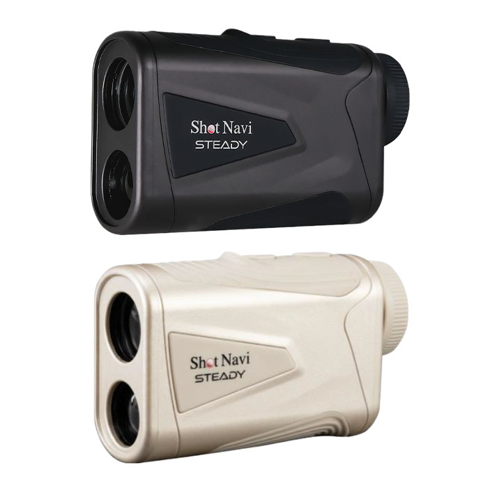ショットナビ SHOT NAVI スタディ STEADY レーザー距離計測器 倍率6倍 生活防水性能 ゴルフ | ShotNavi