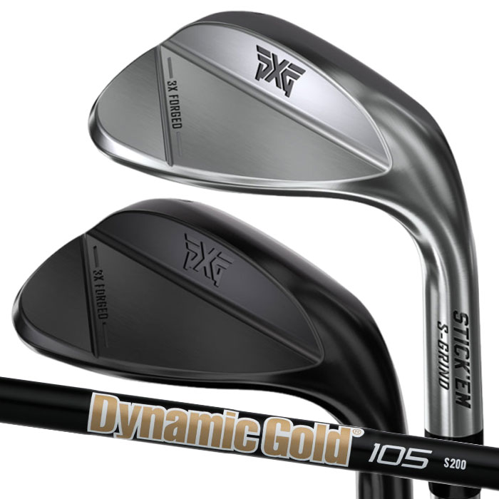 (カスタムウェッジ) PXG Stick Em Wedge Dynamic Gold 105 Onyx Black Parsons Xtreme Golf 左右あり