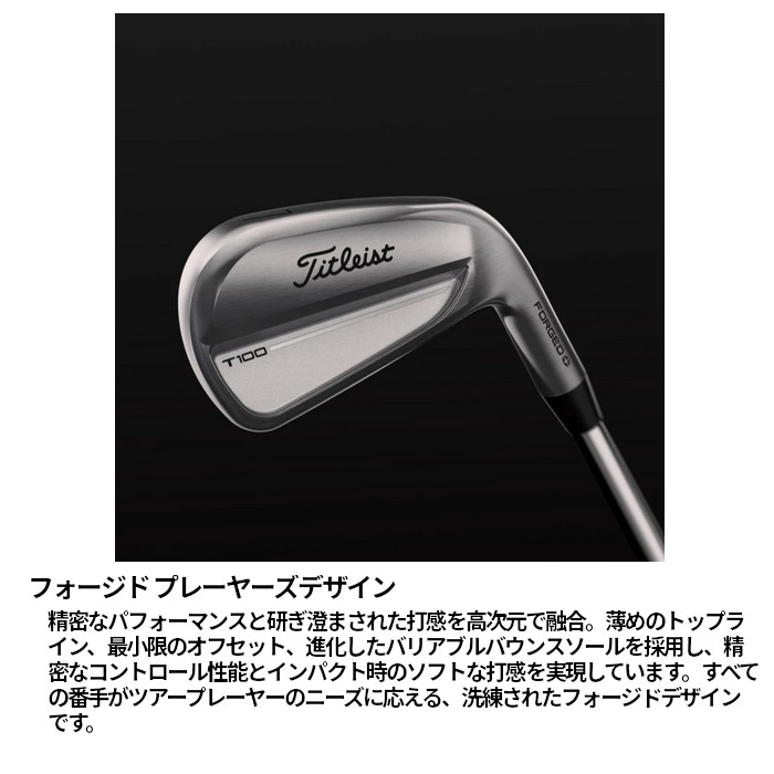 Titleist（タイトリスト） Titleist 2025 T100 アイアン True Temper
