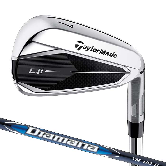 テーラーメイド Qi 10 アイアン #6〜PW 5本セット DIAMANA BLUE TM60 S シャフト TaylorMade キューアイ テン｜wizard