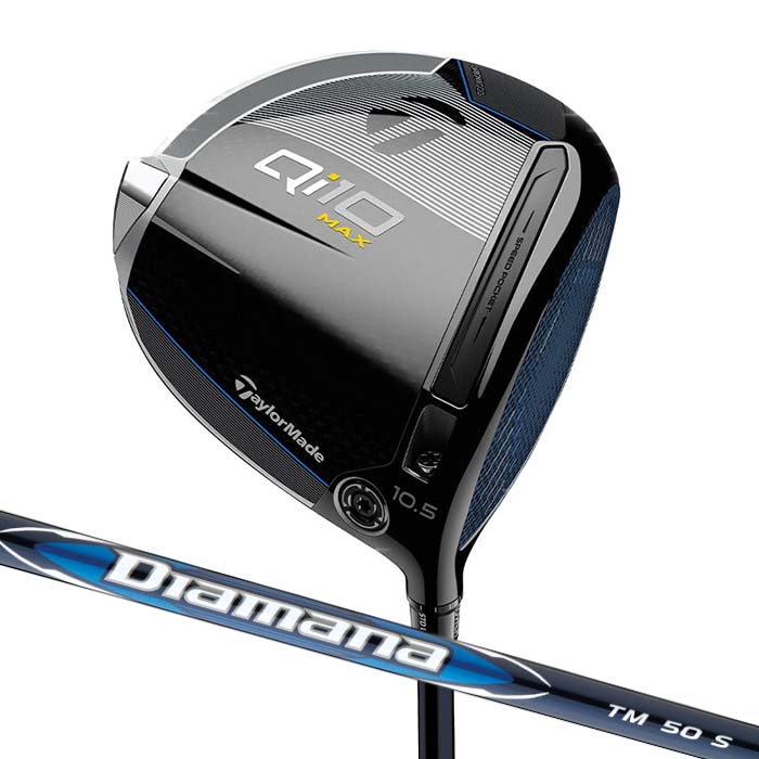 TaylorMade テーラーメイド Qi 10 MAX ドライバー DIAMANA BULE TM50 