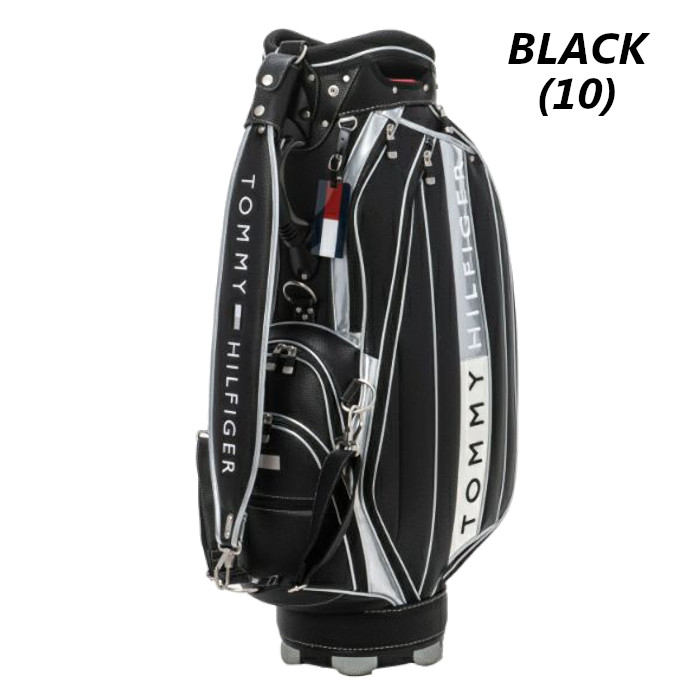  Hilfiger キャディバッグ ブラック トミーヒルフィガーゴルフ(TOMMY HILFIGER GOLF) キャディバッグ