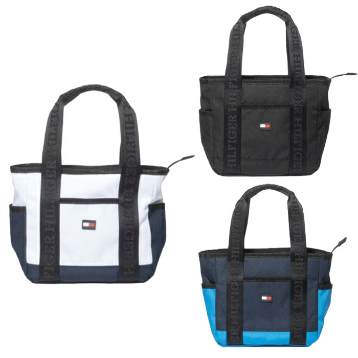 Yahoo! Yahoo!ショッピング(ヤフー ショッピング)トミーヒルフィガー TOMMY HILFIGER THMG4ST4 カラー ブロック ROUND BAG カートトート ラウンドバッグ ゴルフ 小物入れ