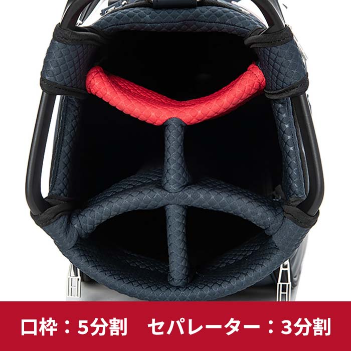   ゴルフバッグ ブラック　THMG5SC2 TOMMY HILFIGER トミーヒルフィガー THMG5SC2 スポーツ キャディ
