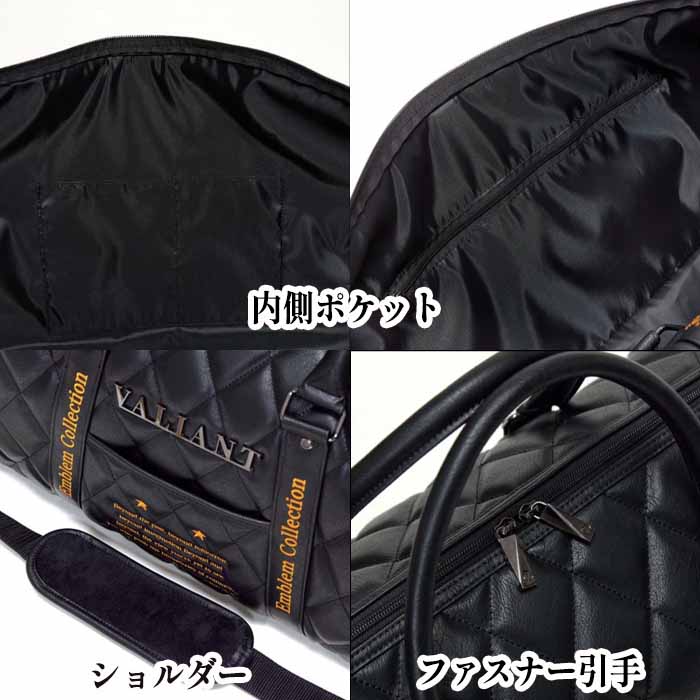 ヴァリアント ゴルフ VALIANT VAE-005BB スタンダードモデル エンブレム コレクション ボストンバッグ シェリフ姉妹ブランド | VALIANT | 09