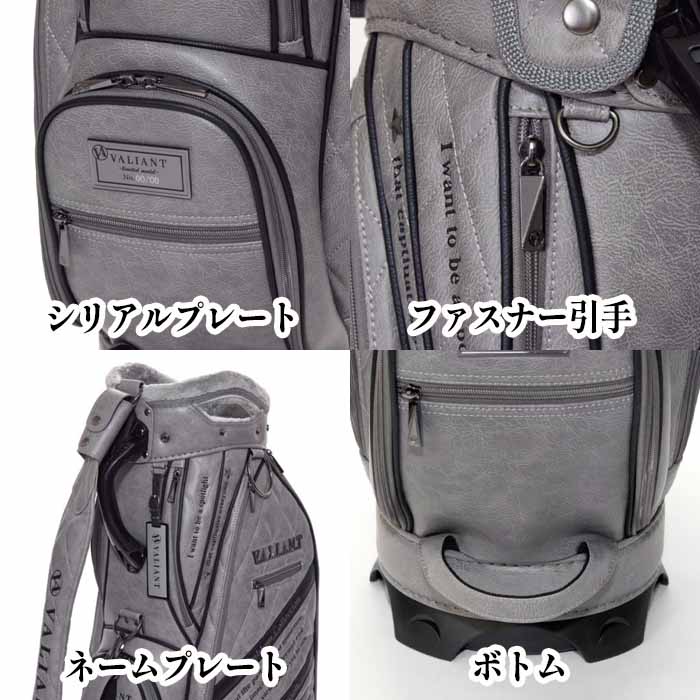 ヴァリアント ゴルフ VALIANT VAE-005CB スタンダードモデル エンブレム コレクション キャディバッグ 9.5インチ シェリフ姉妹ブランド 数量限定 | VALIANT | 09