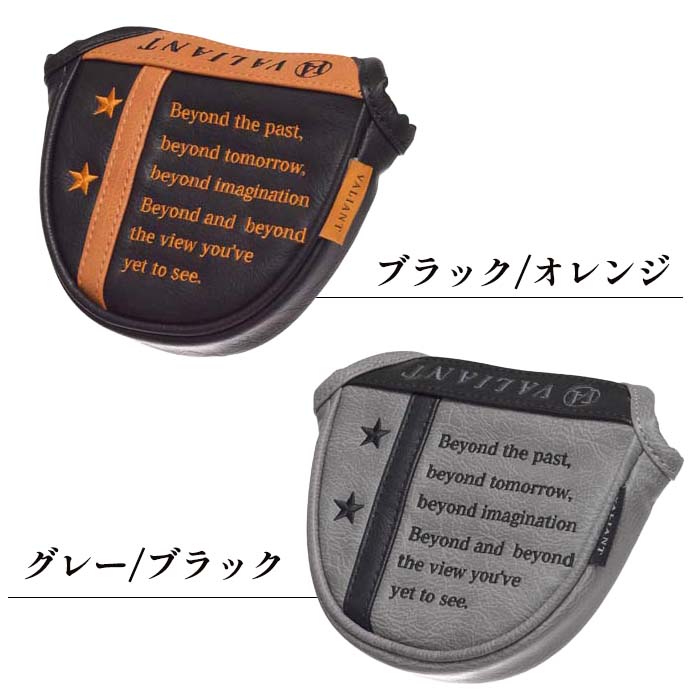 ヴァリアント ゴルフ VALIANT VAE-005PM スタンダードモデル エンブレム コレクション パター用 ヘッドカバー マレット型 パターカバー シェリフ姉妹ブランド | VALIANT | 03