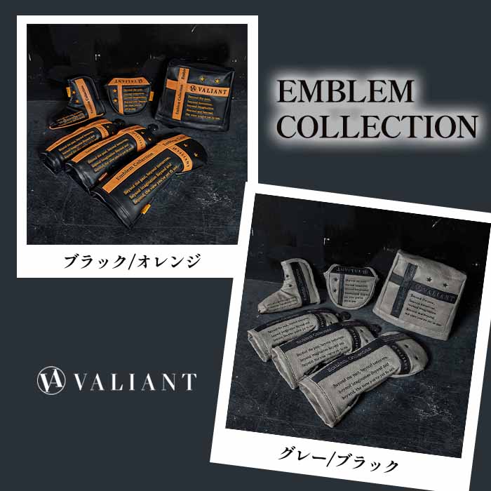 ヴァリアント ゴルフ VALIANT VAE-005PM スタンダードモデル エンブレム コレクション パター用 ヘッドカバー マレット型 パターカバー シェリフ姉妹ブランド | VALIANT | 14