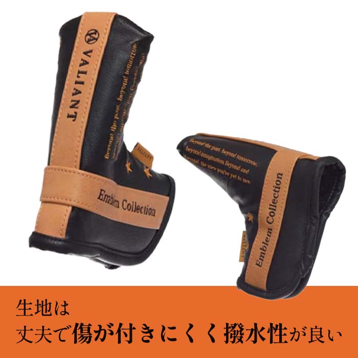 ヴァリアント ゴルフ VALIANT VAE-005PP スタンダードモデル エンブレム コレクション パター用 ヘッドカバー ピン型 パターカバー シェリフ姉妹ブランド | VALIANT | 08