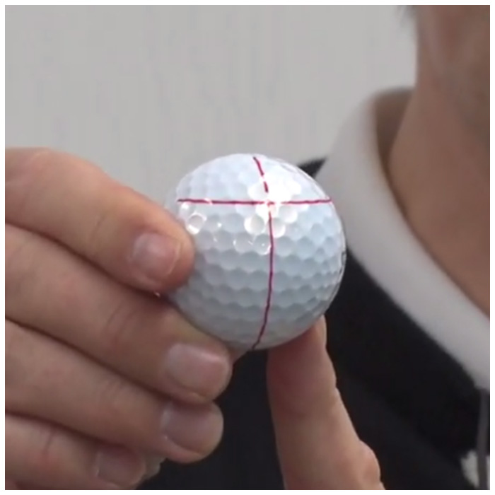 クイックマスター QMMGNT32 ピーワン ゴルフ ボール ライナー Quick Master P1  GOLF BALL LINER ライン ボール ライン引き アライメント｜wizard｜04