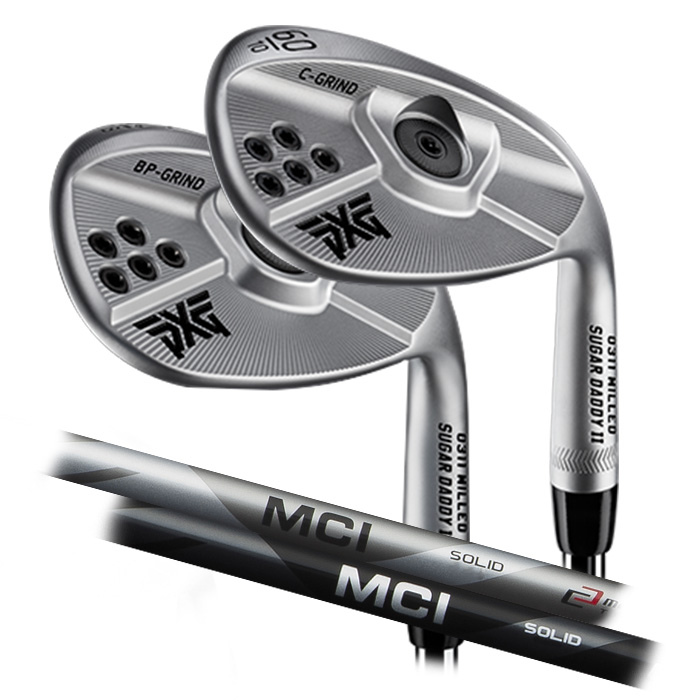 OUTLET SALE カスタムクラブ PXG 0311 SUGAR DADDY II Chrome ウェッジMCI WEDGE 105  Parsons Xtreme Golf G