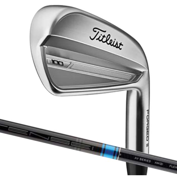 【メーカーカスタム】Titleist タイトリスト 2023 T100 アイアン TENSEI AV AM2 BLUE 5I〜PW(6本セット)