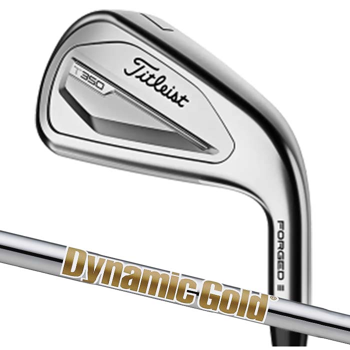 【メーカーカスタム】Titleist タイトリスト 2023 T350 アイアン DYNAMIC GOLD 95/105/120 6I〜PW.W(48°)(6本セット)