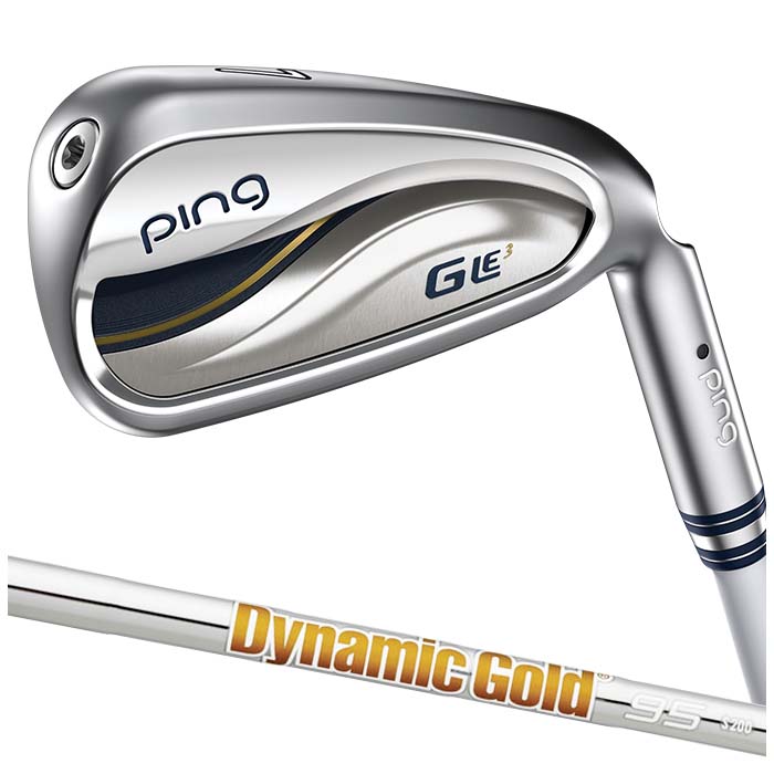 (9月7日発売)ピン ゴルフ PING G LE3 アイアン Dynamic Gold 95 7I~PW.SW(5本セット) 日本正規品 ping g le IRON ジーエルイ―3