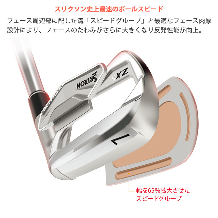 メーカーカスタム】SRIXON ZX5 Mk II IRON スリクソン アイアン 5I~PW