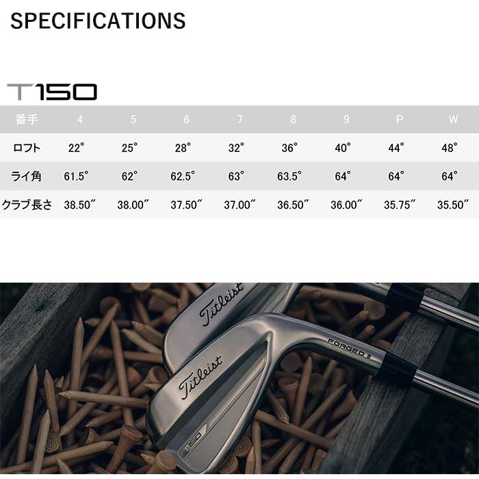 【タイムセール】 【メーカーカスタム】Titleist タイトリスト 2023 T150 アイアン TENSEI AV AM2 RED 5I〜PW(6本セット) 【PE1407916020】(51480円)