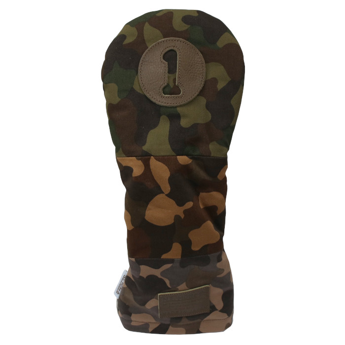 エヌ.イー.ヒュッテ N.E.Hutte ジャングルシリーズ カモ柄 DR用ヘッドカバー Camouflage Head Cover