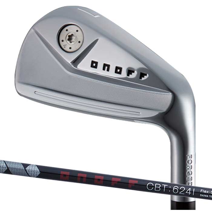 【メーカーカスタム】オノフ ONOFF 2024年 KURO FORGED IRON CBT624Iシャフト 6I〜PW(5本セット) アイアン