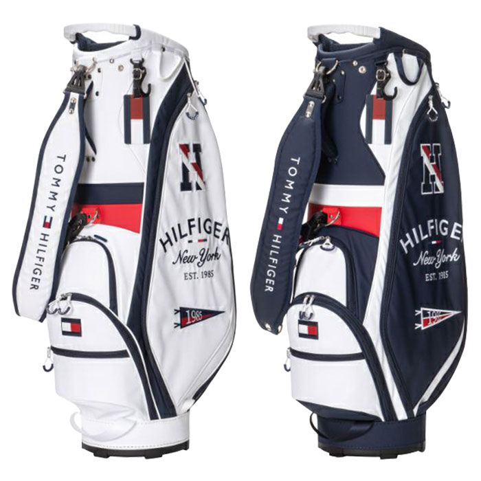 トミーヒルフィガー TOMMY HILFIGER THMG3SC4 アイコン キャディバッグ 9インチ ゴルフバッグ