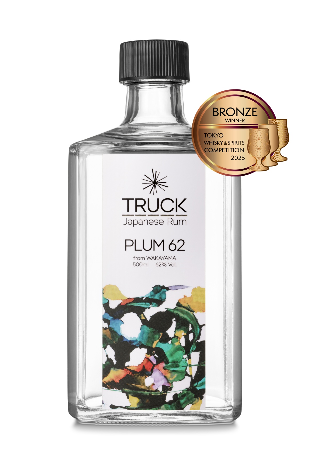 PLUM 62 | TRUCK Japanese Rum 国産 ホワイトラム 500ml 62度