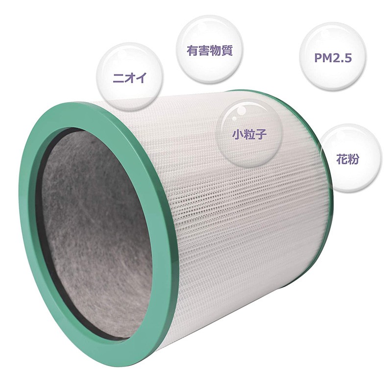 dyson 空気清浄ファンヒーター➕新品フィルター ダイソン Pure 空気清浄機能付ファン 交換用フィルター 互換フィルター