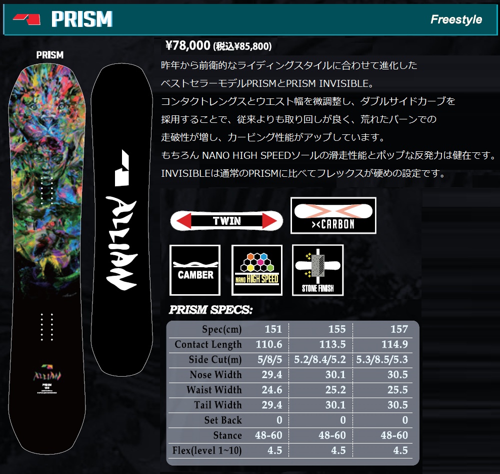 allian PRISM invisibleの商品一覧 通販 - Yahoo!ショッピング