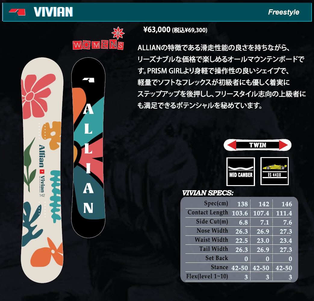 ALLIAN スノーボード、板｜スノーボード｜スポーツ 通販 - Yahoo