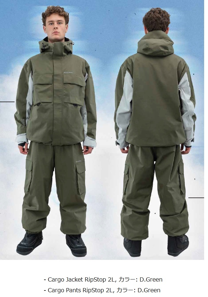 26-27 BEYOND MEDALS ウェア CARGO PANTS RIPSTOP 2L スノーボード