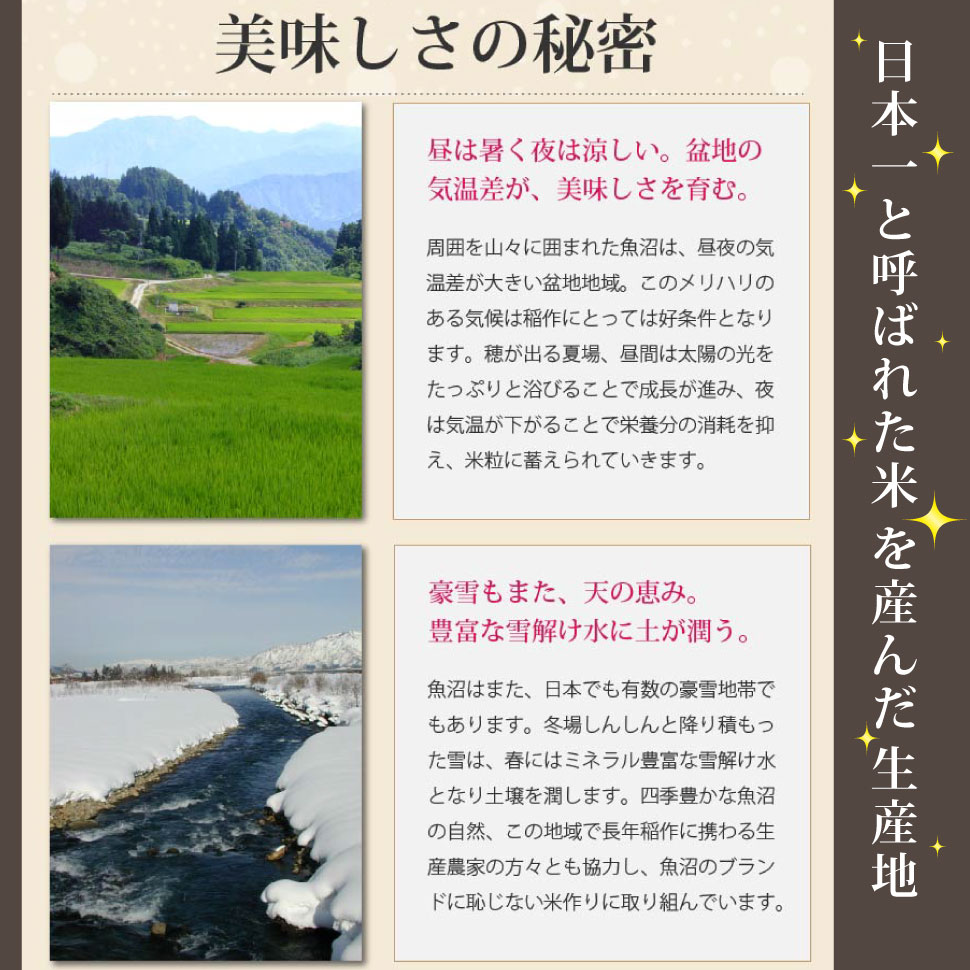 特別栽培米 魚沼産 こしひかり